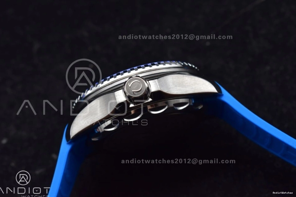 Ultra A 1078 Strap TF Edition Versatile SS 6000M Dial Best Black 1:1 on White Ceramic Deep Seamaster Rubber Bezel Blue 0113
